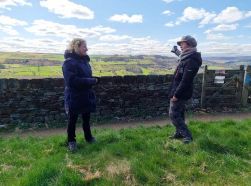 Olivia and Liz, from Sheffield & Rotherham Wildlife Trust.