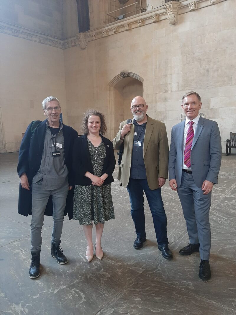 Olivia, Chris Bryant, Steph Grant and Dr Alistair Atherton.